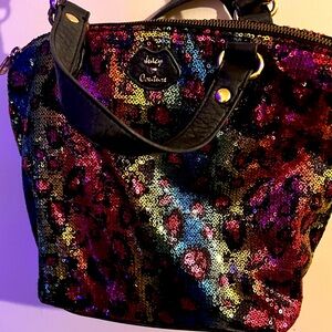 Vintage Juicy Couture Sequin Leopard Print Handbag